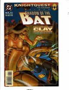 Lot Of 9 Shadow Of The Bat DC Comic Books # 19 21 22 23 25 26 27 28 29 DB12