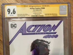 1ST ROGOL ZAAR Action Comics #1000 SIGNED Jock CGC 9.6 NM+ Forbidden Plt variant