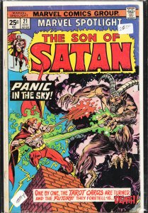 Marvel Spotlight #21 (1975) Son of Satan