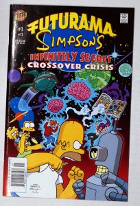 Futurama Simpsons Infinitely Secret Crossover Crisis #1 9.8 Mint Unread Perfect