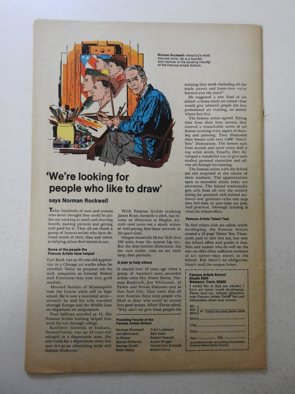 The Avengers #49 (1968) VG+ Condition centerfold detached top staple