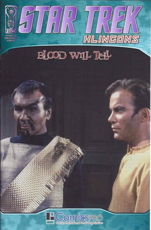 Star Trek: Klingons: Blood Will Tell #1E FN; IDW | save on shipping - details in 