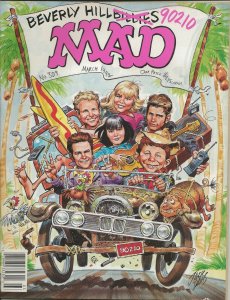 ORIGINAL Vintage March 1992 Mad Magazine #309 Beverly Hills 90210 Steve Urkel 