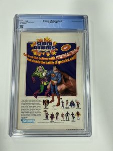 CRISIS ON INFINITE EARTHS 8 CGC 9.6 OW/W PAGES DC COMICS 1985