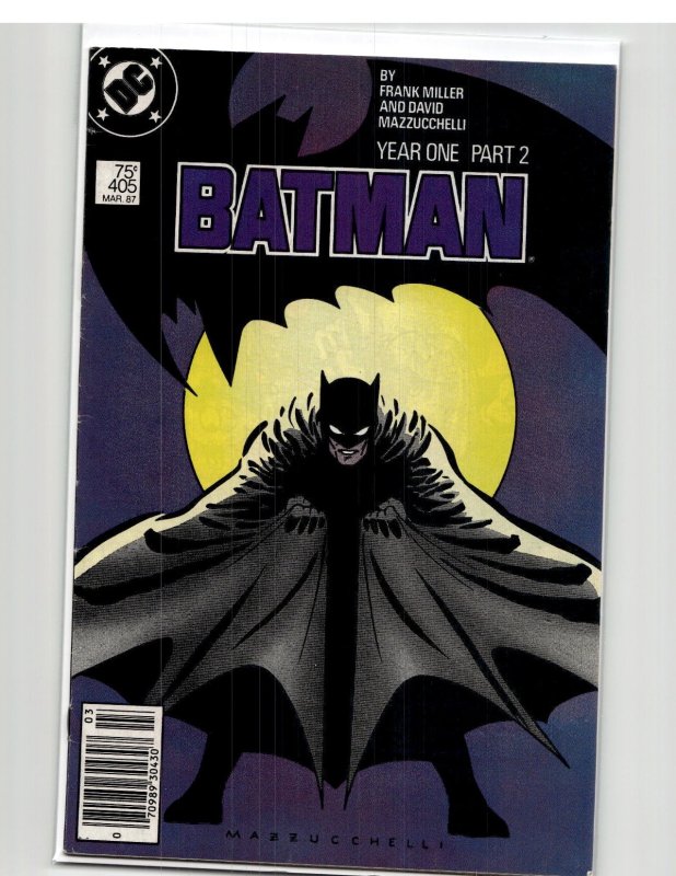 Batman #405 Newsstand Edition (1987) Batman [Key Issue]
