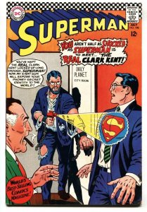 SUPERMAN #198 1967-DC COMICS-GLOSSY COVER-RAY GUN VG/FN