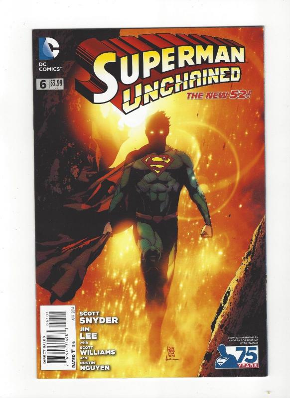 Superman Unchained #6  DC Comics New 52 Andrea Sorrentino Variant NM