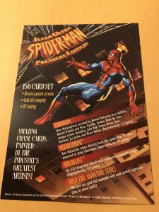 FLEER ULTRA SPIDER-MAN ‘95 promo card : 1995 Marvel NM/M; Venom, Black Cat