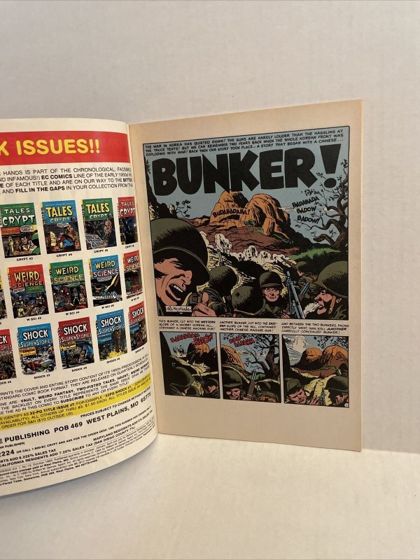 Two Fisted Tales #13 Reprint of Classic 1950's EC comics