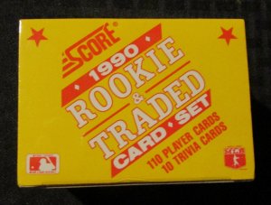 1990 SCORE Rookie & Traded Card Set MLB Sealed