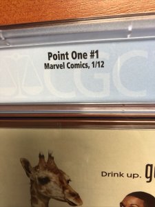 Point One (2012) #1 (CGC 9.6 WP) 1st App Of The New Nova