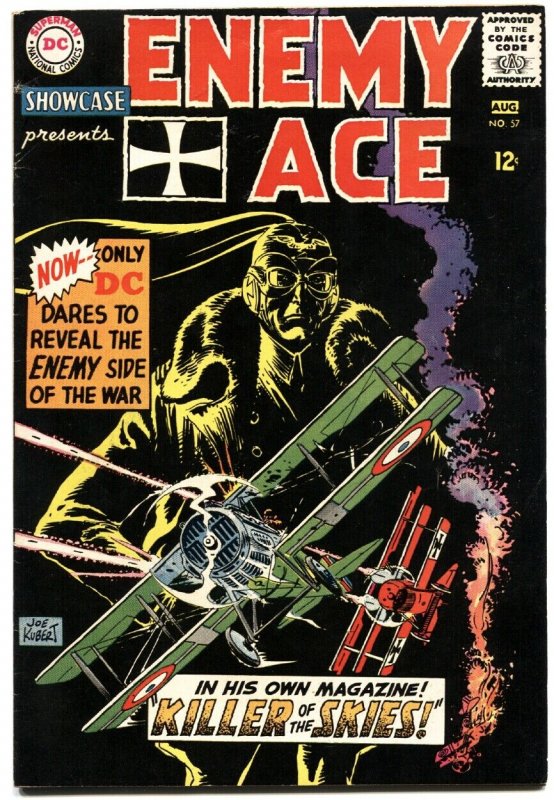 Showcase Comics #57 1965-DC Silver Age- ENEMY ACE FN 