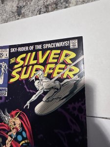 The Silver Surfer #4 (1969)vs Thor -big key- small 1 inch lower spine