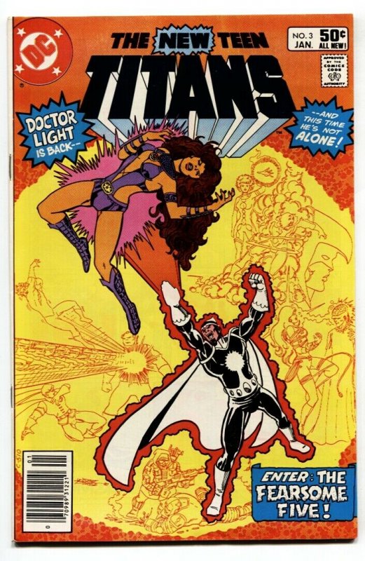 NEW TEEN TITANS #3- comic book 1st SHIMMER DC