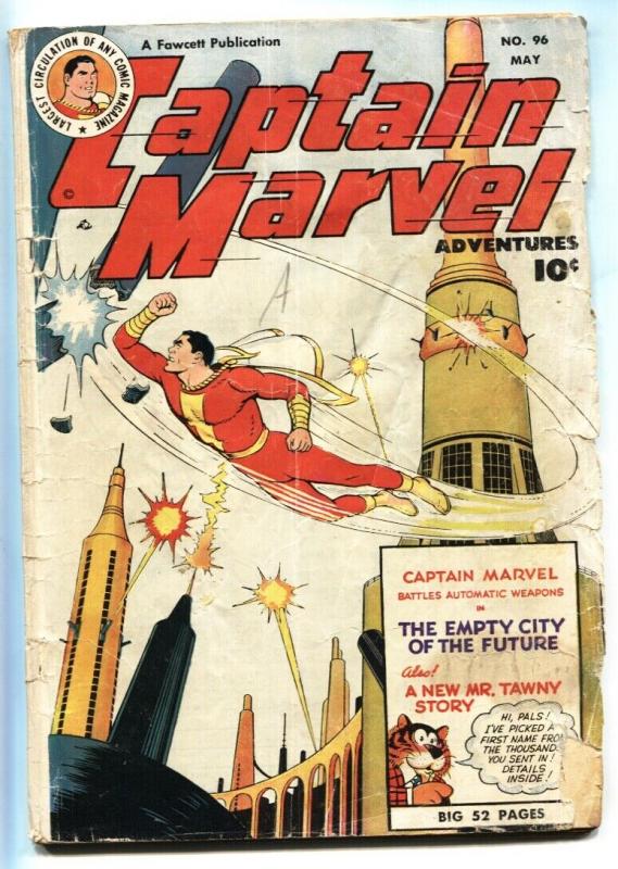 Captain Marvel Adventures #96- Mr Tawny- Golden Age 1949