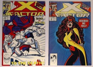 Lot of 10 X-Factor Comic Books (Marvel) Great Condition, Fast Shipping