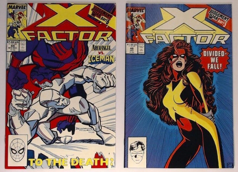Lot of 10 X-Factor Comic Books (Marvel) Great Condition, Fast Shipping