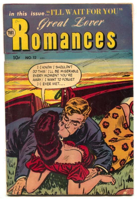 Great Lover Romance #12 1953- Canadian edition- VG