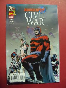 HOUSE OF M CIVIL WAR  (VF/NM 9.0 or Better) Marvel Comics