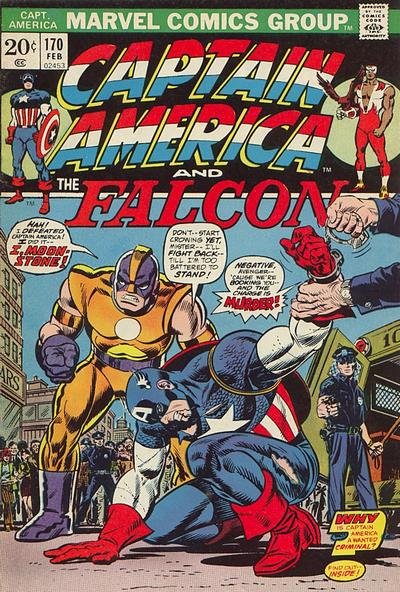 Captain America #170 (ungraded) stock photo / SCM