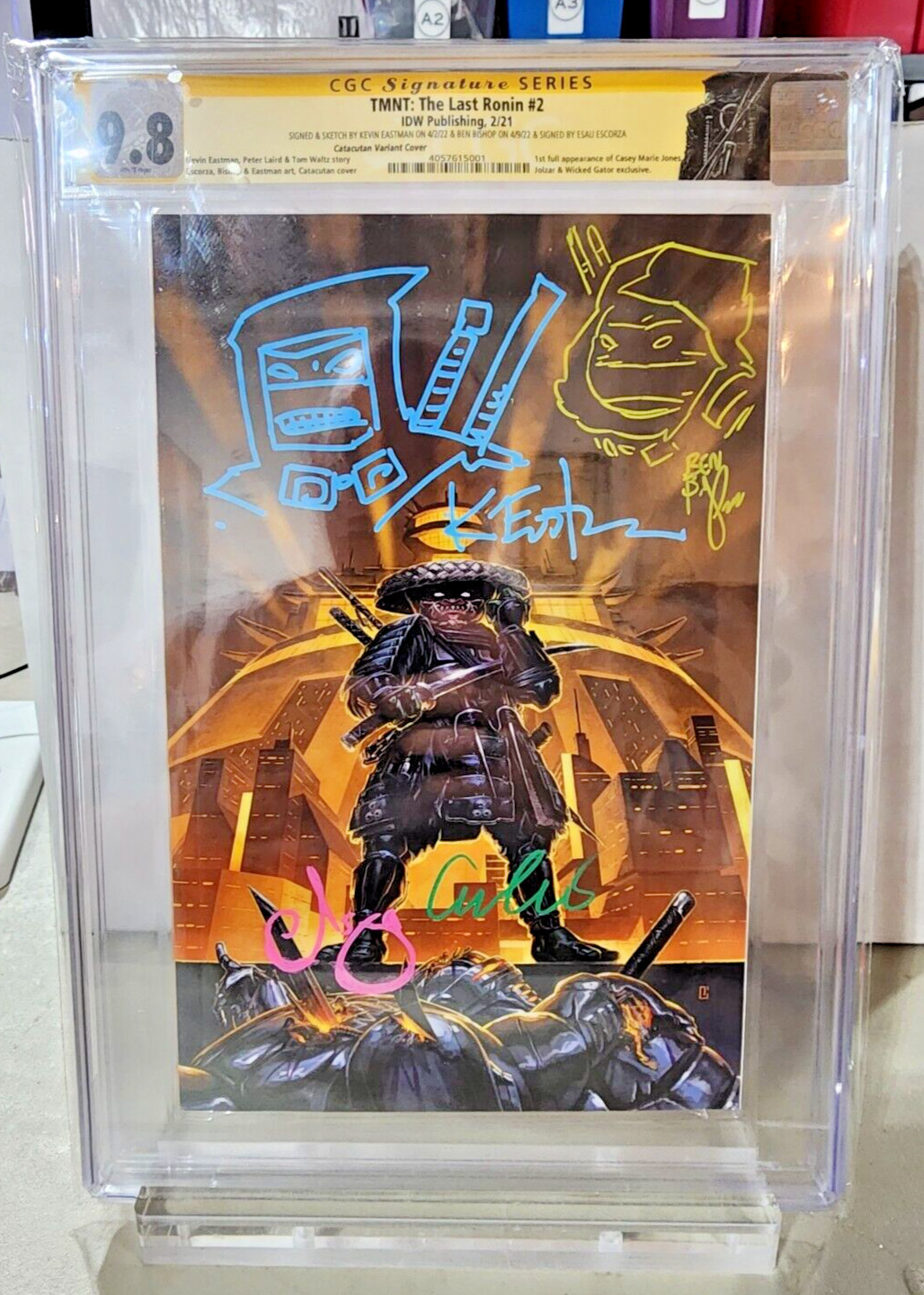 TMNT The Last Ronin 2 1st full appearance of Casey Marie Jones. Jolzar & Wicke Comic Books