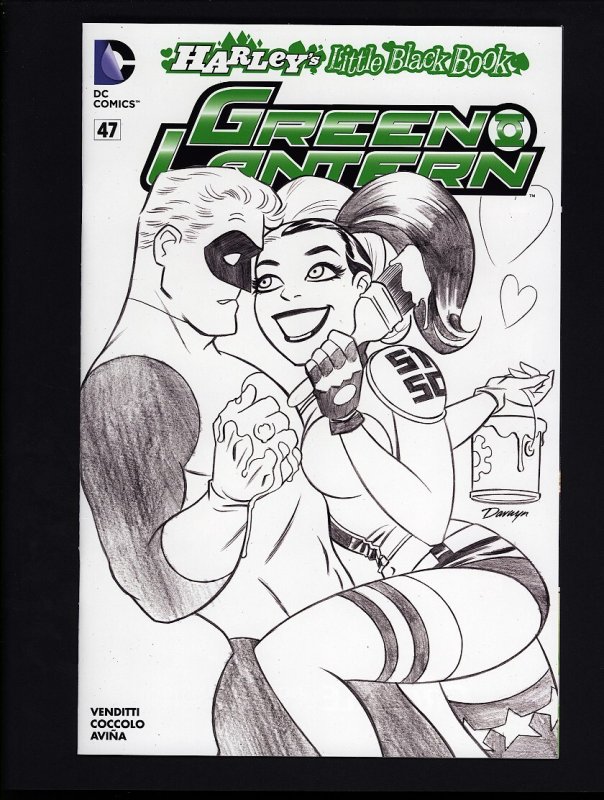 Green Lantern #47 Darwyn Cooke Harley Quinn Variant