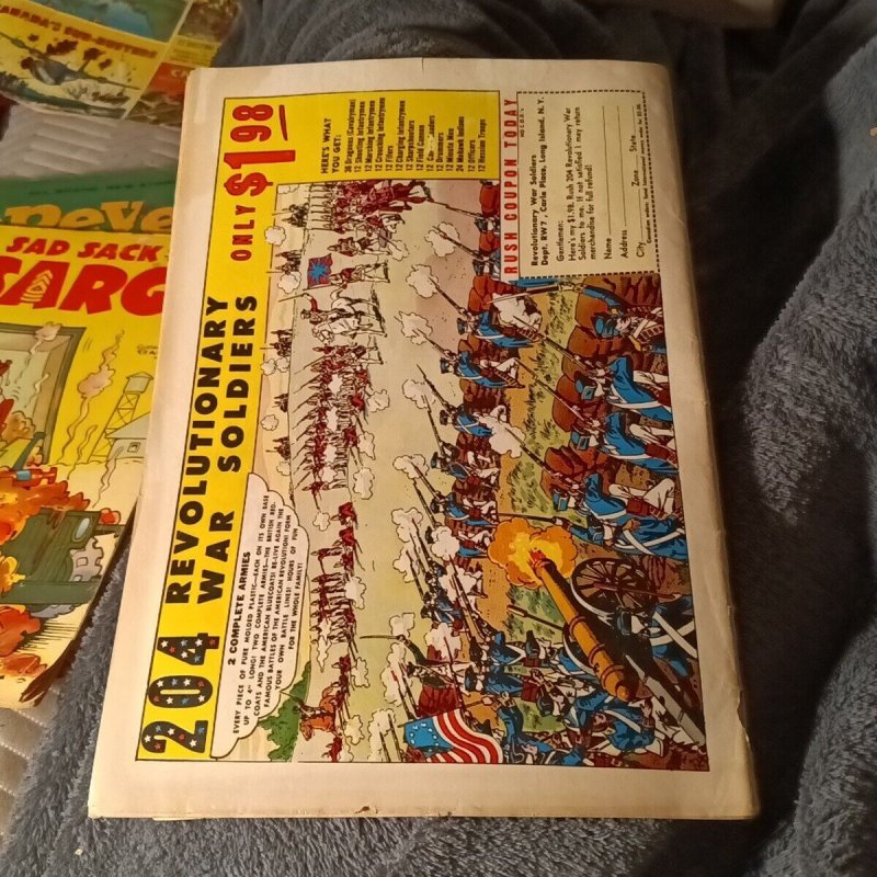 Sad Sack #110 October 1960 Silver Age Cartoon Harvey Comics And The Sarge