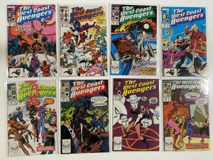 West Coast Avengers lot 47 diff #1-102 + 2 ANN avg 7.0 (1985-94)