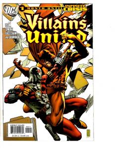 9 DC Comics Villains United # 1 5 6 + Day Of Vengeance # 1 (2) 2 3 4 5 CR23