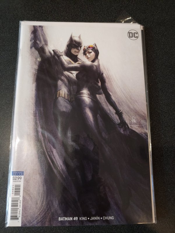 BATMAN #49 (2018) ARTGERM VARIANT COVER, KING, JANIN, CATWOMAN, DC, NM