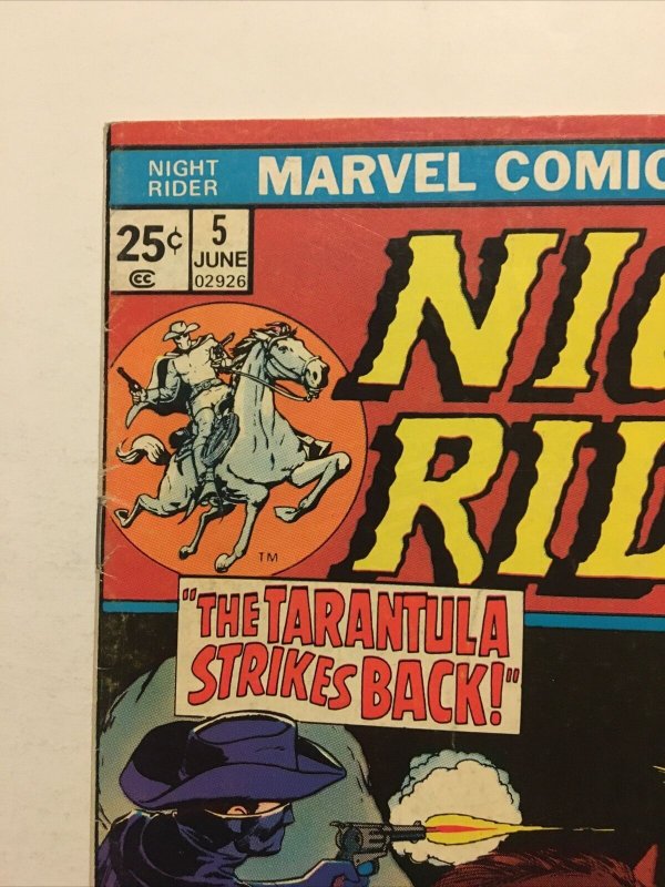 Night Rider #5 Tarantula Appearance Gary Friedrich Dick Ayers Reprint 1975