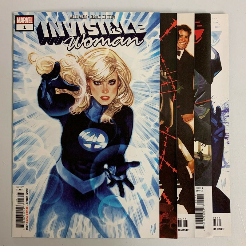 Invisible Woman #1-5 Set (Marvel 2019) 1 2 3 4 5 Mark Waid (9.2+) 