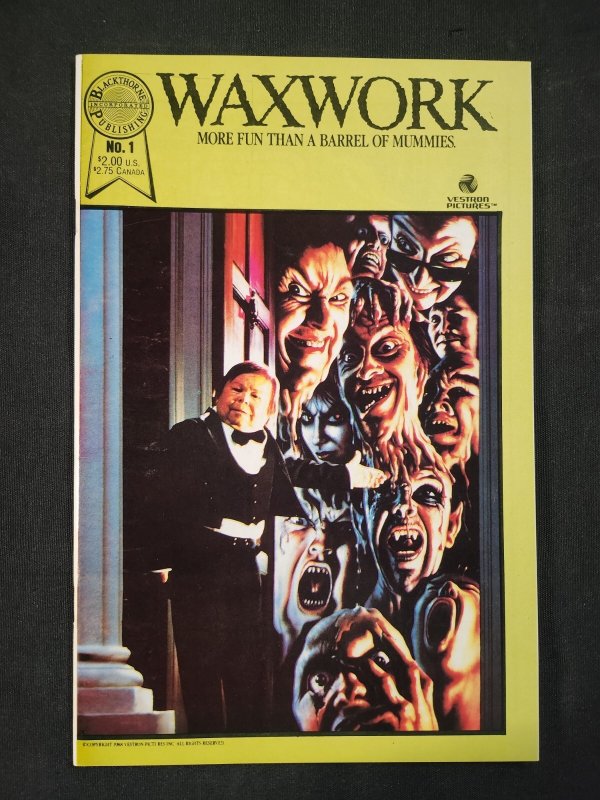 Waxwork #1 - 3PC Set / Nigel Tully Art / WE COMBINE SHIPPING (8.0/8.5) 1988