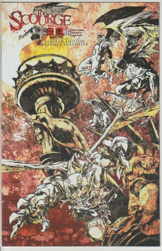 Scourge #0 Cover C Retailer Incentive Aspen NM