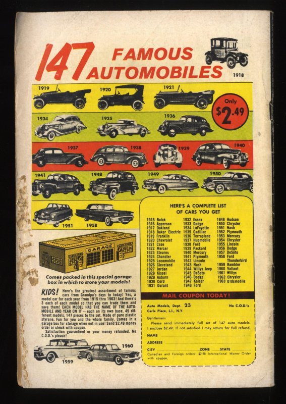 Strange Adventures #152 GD+ 2.5 DC Comics