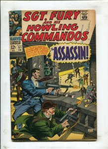 1968 SGT FURY AND HIS HOWLING COMMANDOS #51 (6.0) THE ASSASSIN!!