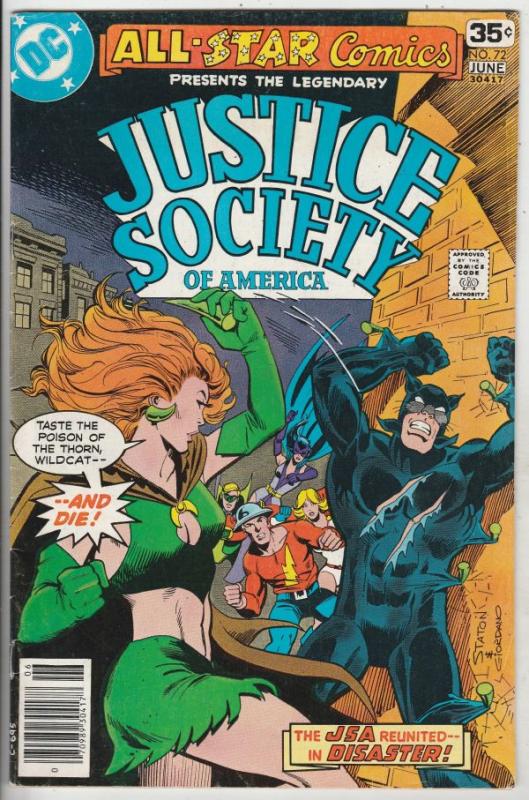 All-Star Comics #72 (Jun-78) VF/NM High-Grade Justice Society of America (Gol...