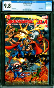 Avengers/JLA #2 CGC Graded 9.8 Wraparound cover.