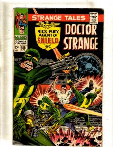 Strange Tales # 155 FN- Marvel Comic Book Human Torch Fantastic Four Thing FM2