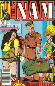 Nam, The #15 (Newsstand) VF ; Marvel | Vietnam War comic Hippy