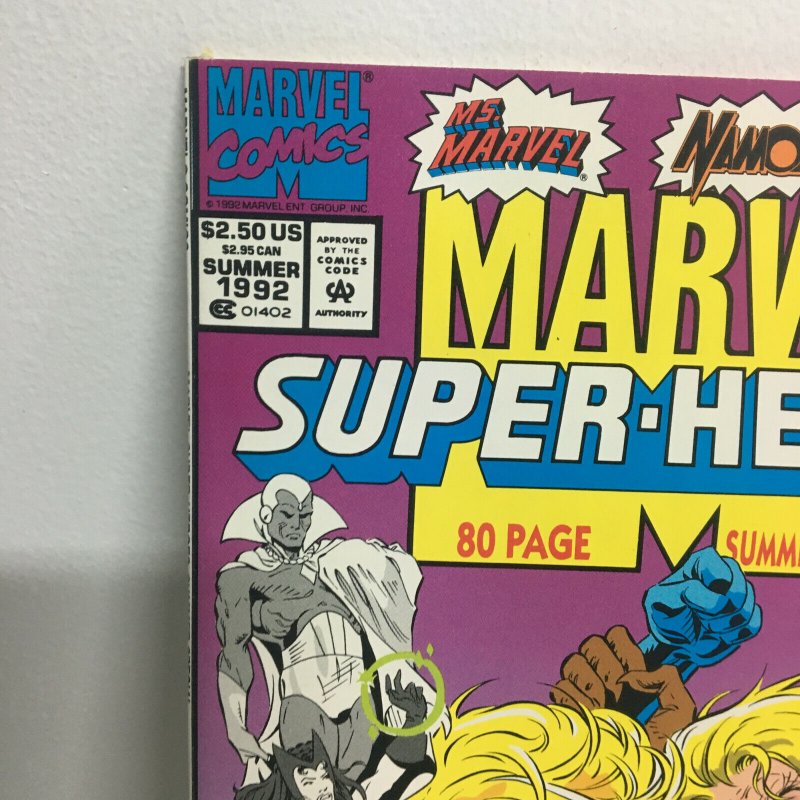 Marvel Super-Heroes Summer Special 1992 Leads to Avengers Annual #10 Sabertooth