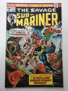 Sub-Mariner #71 (1974) VG+ Condition MVS intact! stain on fc