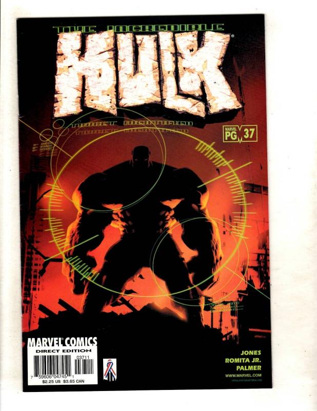 9 Incredible Hulk Marvel Comic Books # 466 504 37 39 41 43 44 46 Annual 01' J327