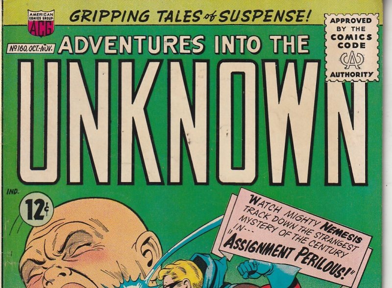 Adventures into the Unknown #160 (1965)