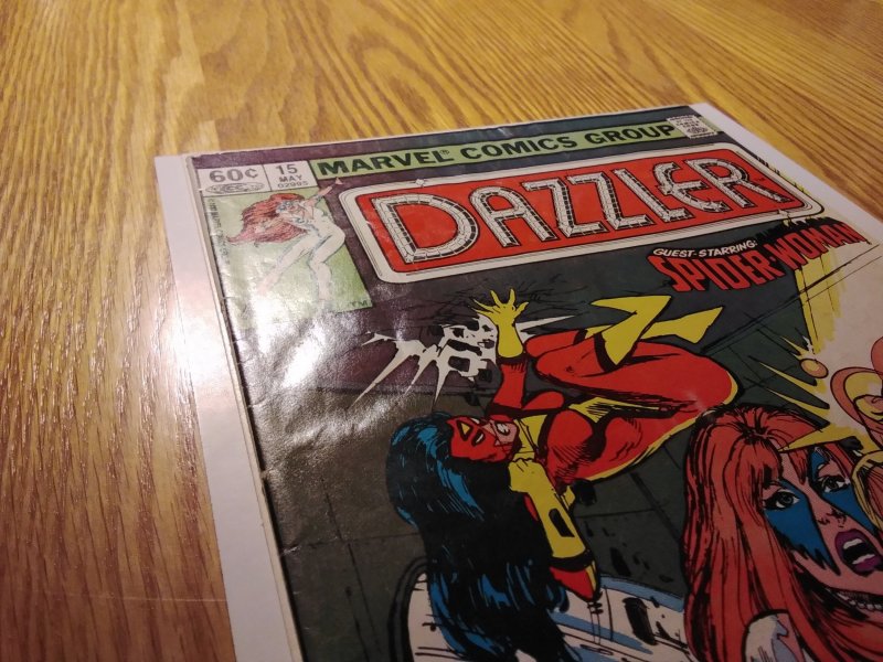 Dazzler #15 Spider-Woman Newsstand Edition (1982)