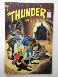 T.H.U.N.D.E.R. Agents #4 (1966) FR/GD Condition 4 in cumulative spine split