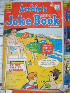 4 Lot Archie 185 Silver Age 1960s Comic Giant 7 Joke Book 128 Reggie and Me 27