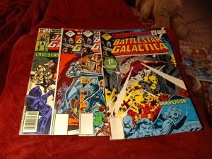 Battlestar Galactica 1 2 3 8 Marvel Comics 1979 Bronze Age Sci-fi Lot Run Set...