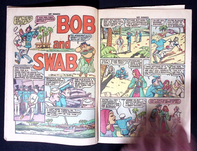 HIT COMICS #59-Quality Comics -1949 Kid Eternity-Klaus Nordling-Lou Gehrig