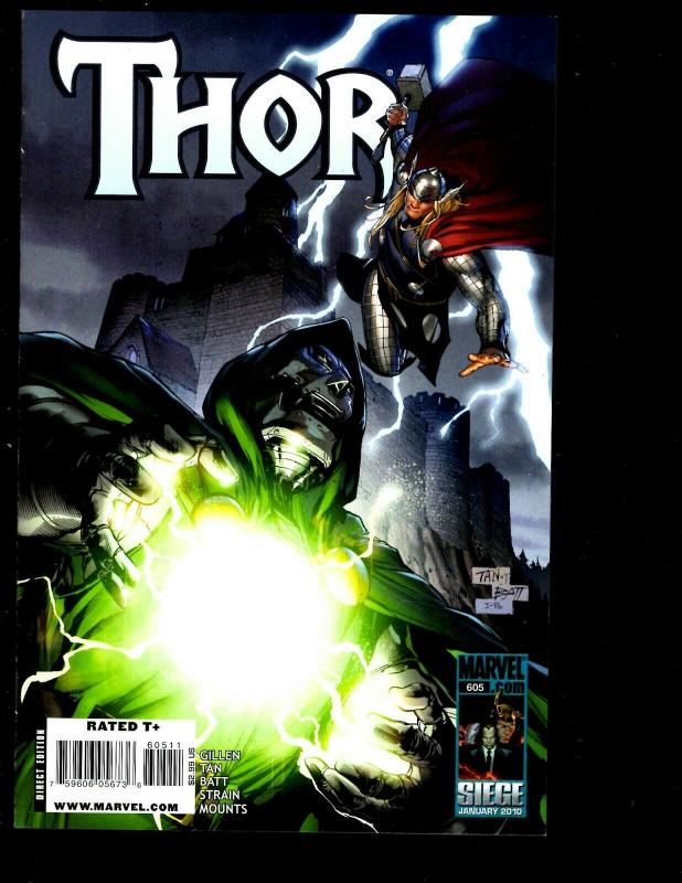 10 Thor Marvel Comics Annual 1 Siege 609 608 607 606 605 603 602 601 600 SM11